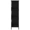 vidaXL Bookshelf Black 78.5x33x117.5 cm Engineered Wood