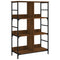 vidaXL Bookshelf Brown Oak 78.5x33x117.5 cm Engineered Wood