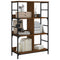 vidaXL Bookshelf Brown Oak 78.5x33x117.5 cm Engineered Wood