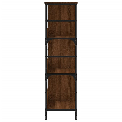 vidaXL Bookshelf Brown Oak 78.5x33x117.5 cm Engineered Wood