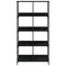 vidaXL Bookshelf Black 78.5x33x153 cm Engineered Wood