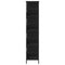 vidaXL Bookshelf Black 78.5x33x153 cm Engineered Wood