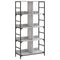 vidaXL Bookshelf Grey Sonoma 78.5x33x153 cm Engineered Wood