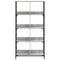vidaXL Bookshelf Grey Sonoma 78.5x33x153 cm Engineered Wood