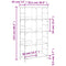 vidaXL Bookshelf Grey Sonoma 78.5x33x153 cm Engineered Wood