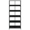 vidaXL Bookshelf Black 78.5x33x188.5 cm Engineered Wood