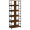 vidaXL Bookshelf Brown Oak 78.5x33x188.5 cm Engineered Wood