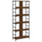 vidaXL Bookshelf Brown Oak 78.5x33x188.5 cm Engineered Wood