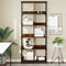 vidaXL Bookshelf Brown Oak 78.5x33x188.5 cm Engineered Wood