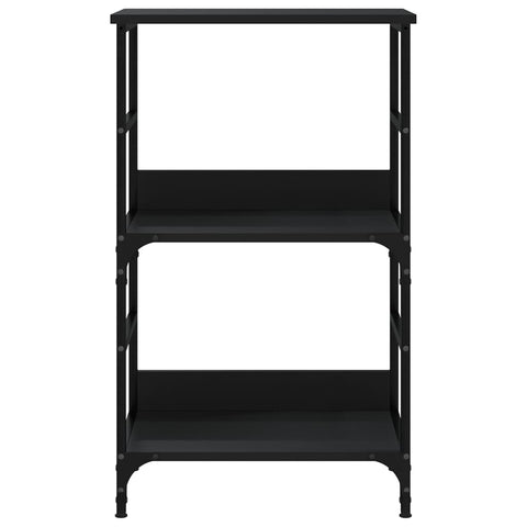 vidaXL Bookshelf Black 50x33x82 cm Engineered Wood