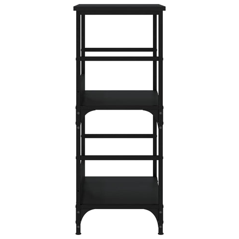 vidaXL Bookshelf Black 50x33x82 cm Engineered Wood
