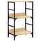 vidaXL Bookshelf Sonoma Oak 50x33x82 cm Engineered Wood