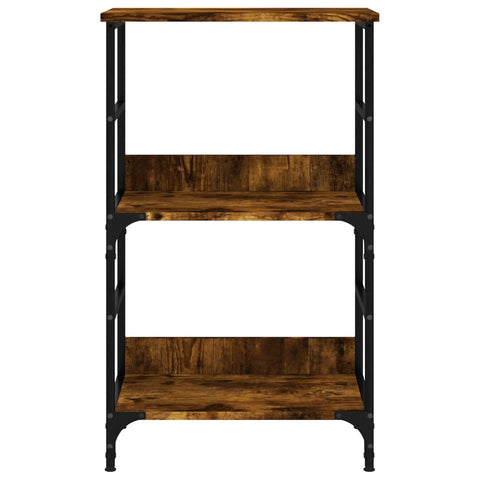 vidaXL Bookshelf Smoked Oak 50x33x82 cm Engineered Wood