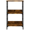 vidaXL Bookshelf Smoked Oak 50x33x82 cm Engineered Wood