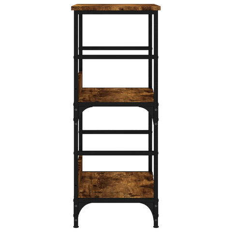 vidaXL Bookshelf Smoked Oak 50x33x82 cm Engineered Wood