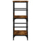 vidaXL Bookshelf Smoked Oak 50x33x82 cm Engineered Wood