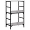 vidaXL Bookshelf Grey Sonoma 50x33x82 cm Engineered Wood