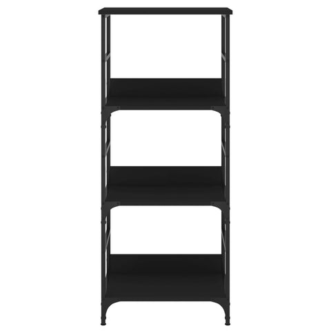 vidaXL Bookshelf Black 50x33x117.5 cm Engineered Wood