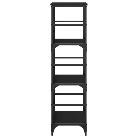 vidaXL Bookshelf Black 50x33x117.5 cm Engineered Wood