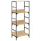 vidaXL Bookshelf Sonoma Oak 50x33x117.5 cm Engineered Wood