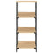 vidaXL Bookshelf Sonoma Oak 50x33x117.5 cm Engineered Wood