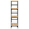 vidaXL Bookshelf Sonoma Oak 50x33x117.5 cm Engineered Wood