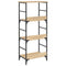 vidaXL Bookshelf Sonoma Oak 50x33x117.5 cm Engineered Wood