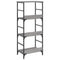 vidaXL Bookshelf Grey Sonoma 50x33x117.5 cm Engineered Wood