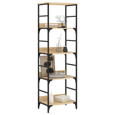 vidaXL Bookshelf Sonoma Oak 50x33x153 cm Engineered Wood