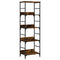vidaXL Bookshelf Smoked Oak 50x33x153 cm Engineered Wood