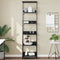 vidaXL Bookshelf Black 50x33x188.5 cm Engineered Wood
