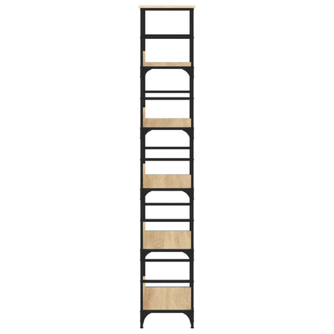 vidaXL Bookshelf Sonoma Oak 50x33x188.5 cm Engineered Wood