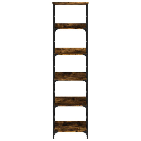 vidaXL Bookshelf Smoked Oak 50x33x188.5 cm Engineered Wood