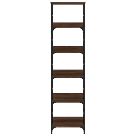 vidaXL Bookshelf Brown Oak 50x33x188.5 cm Engineered Wood