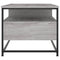vidaXL Coffee Table Grey Sonoma 100x51x45 cm Engineered Wood