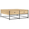 vidaXL Coffee Table Sonoma Oak 100x99x40 cm Engineered Wood