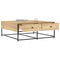 vidaXL Coffee Table Sonoma Oak 100x99x40 cm Engineered Wood