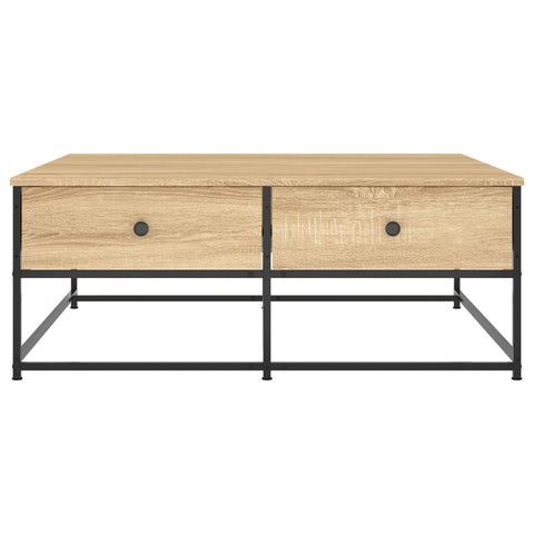 vidaXL Coffee Table Sonoma Oak 100x99x40 cm Engineered Wood