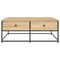 vidaXL Coffee Table Sonoma Oak 100x99x40 cm Engineered Wood