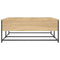 vidaXL Coffee Table Sonoma Oak 100x99x40 cm Engineered Wood