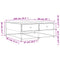 vidaXL Coffee Table Sonoma Oak 100x99x40 cm Engineered Wood