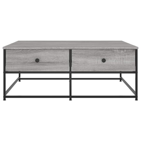 vidaXL Coffee Table Grey Sonoma 100x99x40 cm Engineered Wood