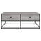 vidaXL Coffee Table Grey Sonoma 100x99x40 cm Engineered Wood