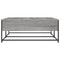 vidaXL Coffee Table Grey Sonoma 100x99x40 cm Engineered Wood