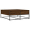 vidaXL Coffee Table Brown Oak 100x99x40 cm Engineered Wood