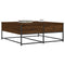 vidaXL Coffee Table Brown Oak 100x99x40 cm Engineered Wood