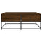 vidaXL Coffee Table Brown Oak 100x99x40 cm Engineered Wood
