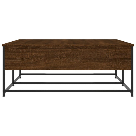 vidaXL Coffee Table Brown Oak 100x99x40 cm Engineered Wood