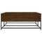 vidaXL Coffee Table Brown Oak 100x99x40 cm Engineered Wood