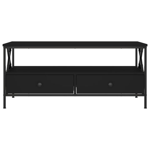 vidaXL Coffee Table Black 100x51x45 cm Engineered Wood